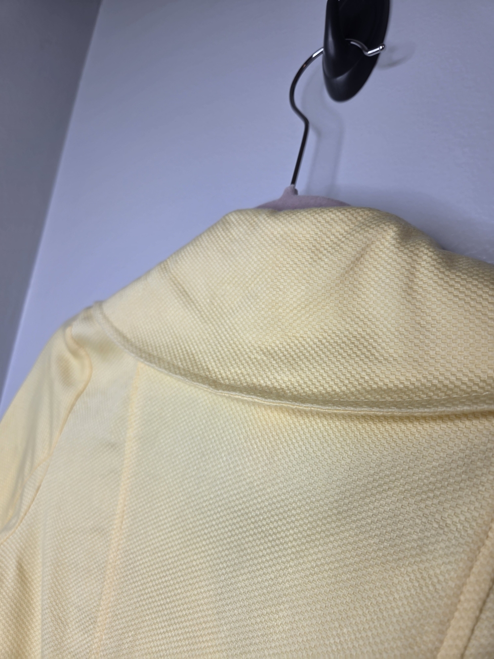 Candie's Soft Yellow Double-Breasted Pea Coat - Picture 5 of 15